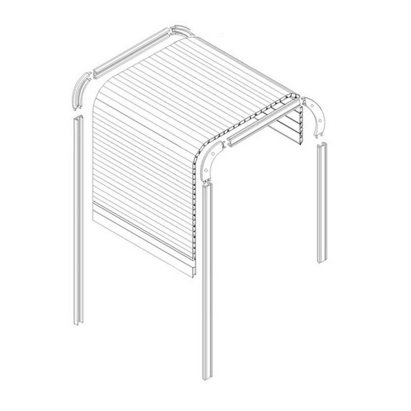 收缩门卷门柜百i叶门隐形塑料卷帘门家具卷帘门橱柜卷帘门轨道明