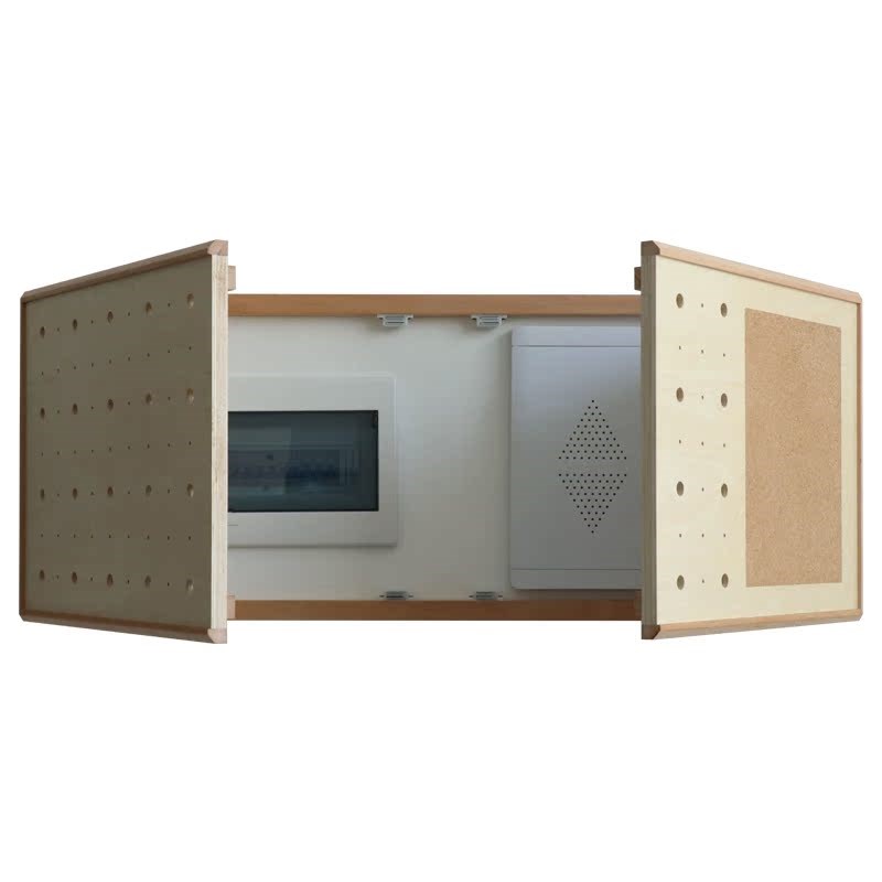 配电箱多媒体箱装饰n一体定制路由器遮挡柜盖板强弱电箱电表置物