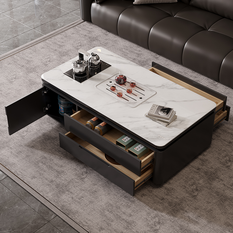 2023新d款功夫茶几小户型现代简约客厅茶桌家用泡茶一体茶台烧水