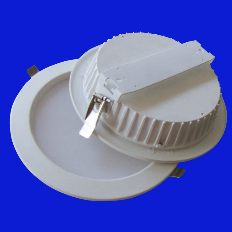 8寸嵌入式led压铸铝筒灯外壳套件带支架明装贴片筒灯外壳厂家直销