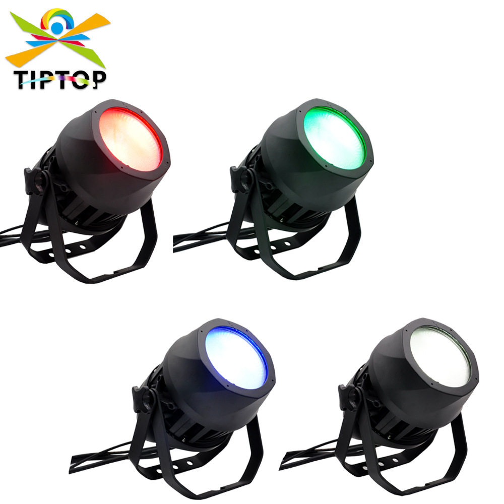 200瓦防水COB铸铝帕灯RGBW四合一DMX512控制防水菲涅尔透镜30度