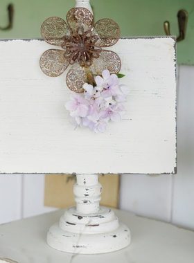 众擎花园杂货装饰摆件木质桌面摆件照片夹子相框