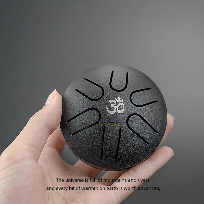 就一分钟!没事做敲一敲小鼓x吧!迷你空灵鼓便携易学乐器莲花鼓