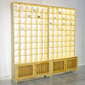 柜子展示柜小型收纳架新中式 博古架实木中式 隔断客厅多宝阁陈列架