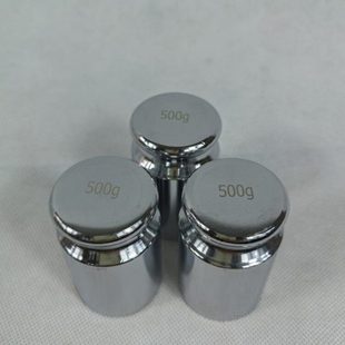 M1级不锈钢镀铬500g标准砝码 电子秤配件校正调试比重无盒子