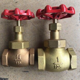 截止阀蒸汽铜截止阀DN15/20/25 4分6分1寸 125型截止阀