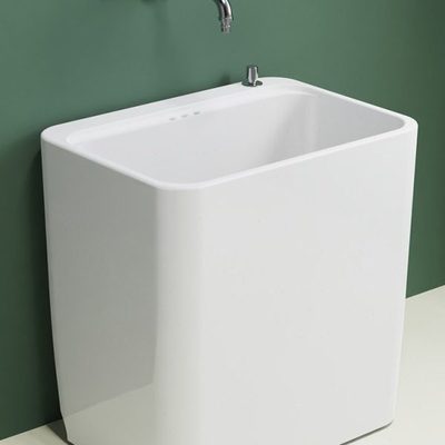 新户外加高大号洗拖把池阳台卫生间陶瓷拖布池地盆家用水池墩布槽