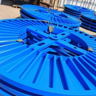 厂家电线电缆盘移动瓦楞式工字轮电缆轴电源线绕线盘通用拆装盘