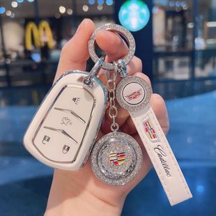 XT6 CT6 XTS CT5 atsl扣女壳gt4 CT4 适用凯迪拉克XT5钥匙套XT4