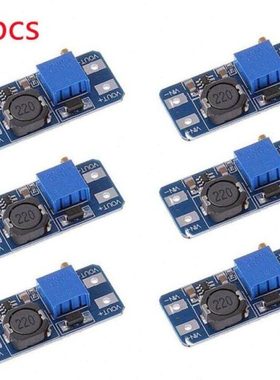 6pcs/lot MT3608 2A Max DC-DC Step Up Power Module Booster Hi