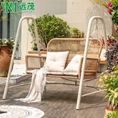 远茂秋千户外庭院别墅院子 摇椅阳台室外休闲吊椅家用别墅荡秋千