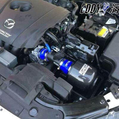 EDDY涡流马自达昂克赛拉CX4阿特兹CX-5改装进气套件冬菇头