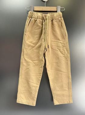 RL瑕疵清仓品 外贸男童休闲裤纯棉儿童长裤中大童男童裤子