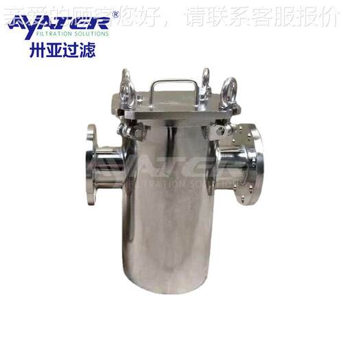式管道不锈钢平口工业法兰SR过B篮过滤CAB器双联蓝式过滤滤器