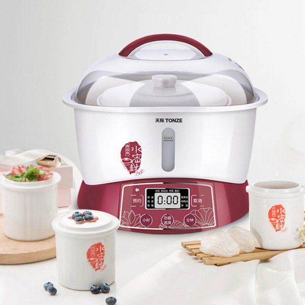 天际隔水炖盅大容量电炖锅陶瓷煲汤电砂家用全自动4人5-6一锅四胆