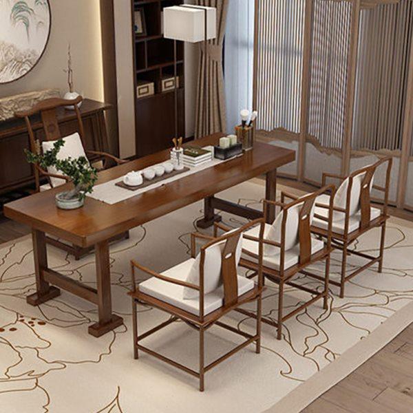 家用客厅全实木茶桌椅组合 小户型会客洽谈泡茶桌 茶店洽谈泡茶台,商业/办公家具,茶台/茶桌,淘宝优惠券,粉丝福利购,淘宝优惠卷