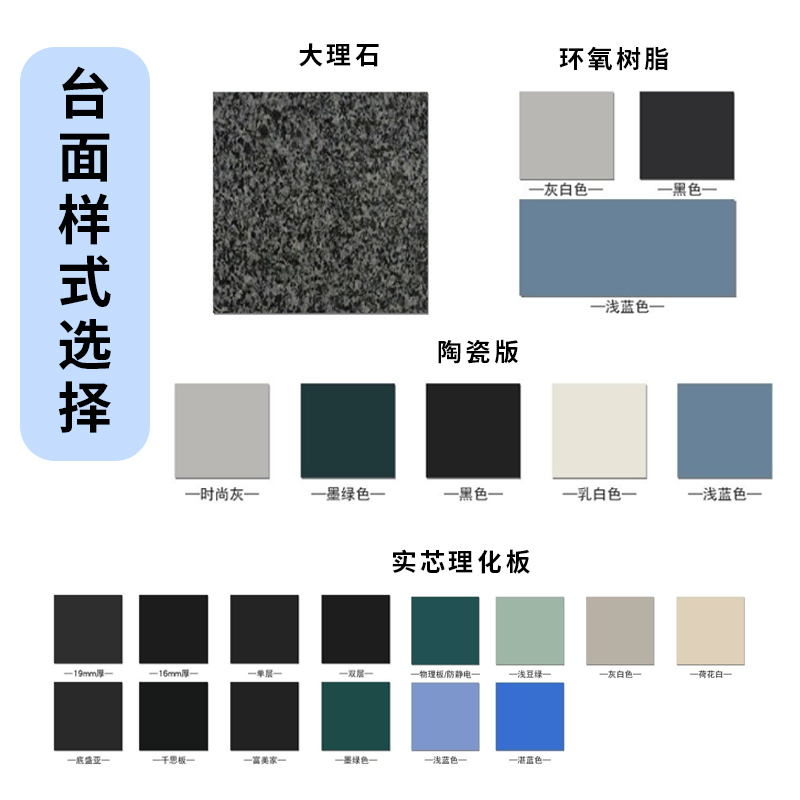 实验室实芯理化板台面环r氧树脂实验室大理石陶瓷台面威盛亚理化