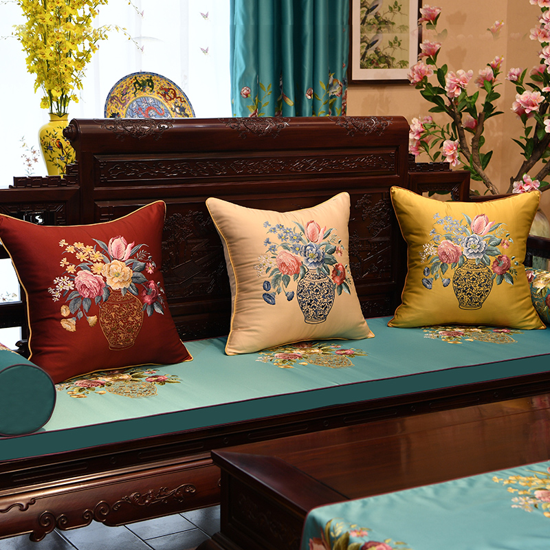 中式古典红木家具沙发垫坐垫罗汉床垫H圈椅太师椅垫加厚海绵垫定