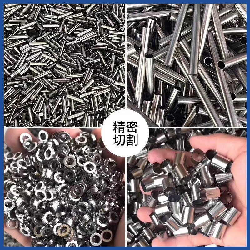 304不锈钢内外光亮无缝卫生管加工薄H壁空心圆管焊装饰管激光加工