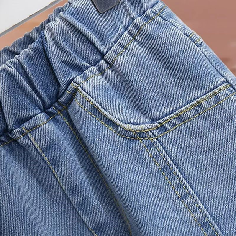 女孩喇叭裤春秋h季新款中大号儿童女孩休闲裤儿童街头风格薄靴