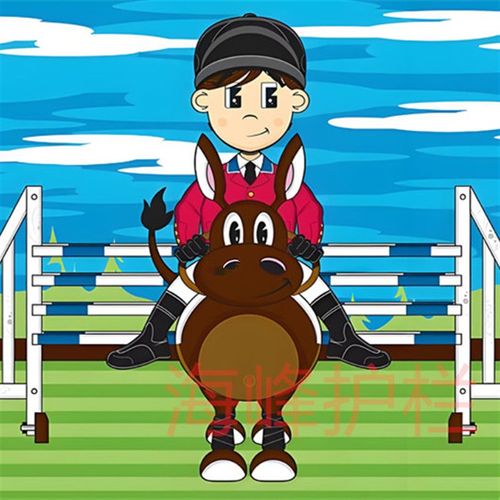 马术障碍架马场用品马具跳杆耐用比E赛马训练抗压摔跨栏杆边障柱