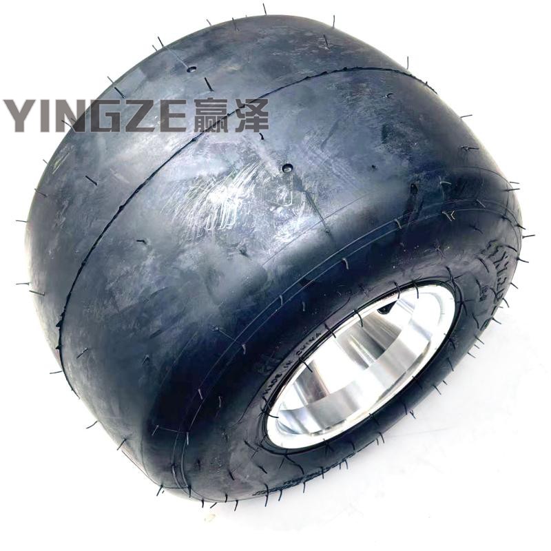 四轮漂移卡丁车场地摩托m10x4.50-5 11X7.10-5寸轮胎亮色铝轮毂