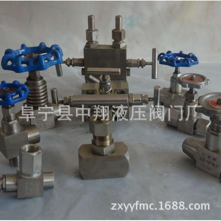 F51/F55仪表阀组.904L钛材针型阀.C276合金针形不锈钢螺纹截止阀