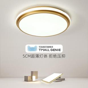 北欧风格 超薄LED吸顶灯客厅主卧室餐厅书房阳台轻奢简约现代灯具