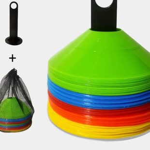 标志盘障碍物球托标识标志牌蝶墩垫桩路障足球训练器材数字标志碟