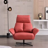 休闲单人沙发椅客厅阳台家用设计师多功能旋转休闲椅可躺懒人沙发