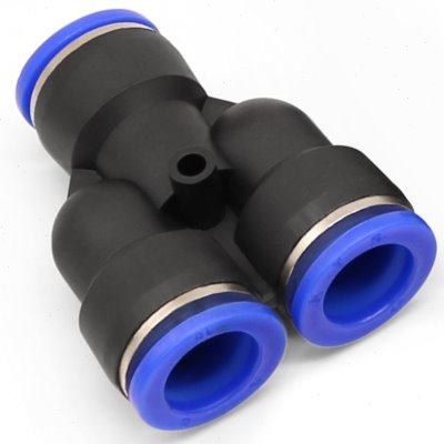 PY6气动气管快速插接头PY8 Y型三通PY10/PY12/PY16人型PY14 外径