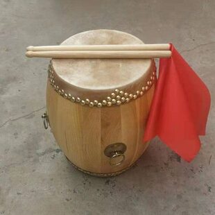 6.5寸高音鼓白茬鼓战鼓堂鼓法鼓道鼓原木鼓牛皮鼓椿木鼓身/戏曲鼓
