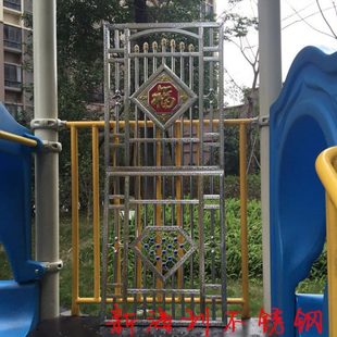 600 740 740mm 加固隔玻璃门花500 现代不锈钢耐用好看门花