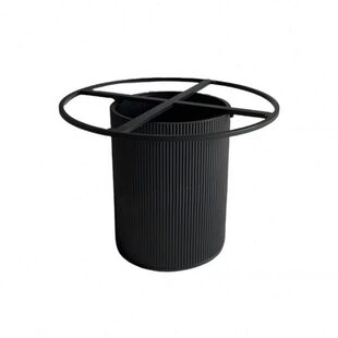 轻奢圆形大理石桌脚不锈钢金属底座岩板圆桌腿支架大圆桌支撑腿架