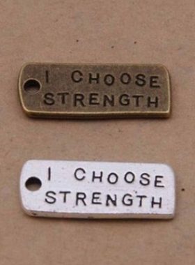 A1750字母字牌1000克/包1.5克10x22mm复古手工热销合金饰品配件批