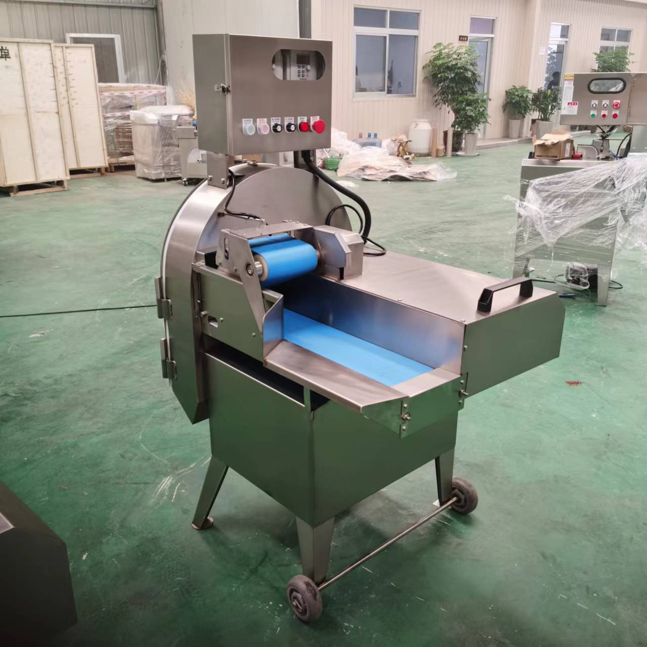 厂家定做切菜机 MG-806特大型变频切菜机 多种蔬菜切丝切片切段