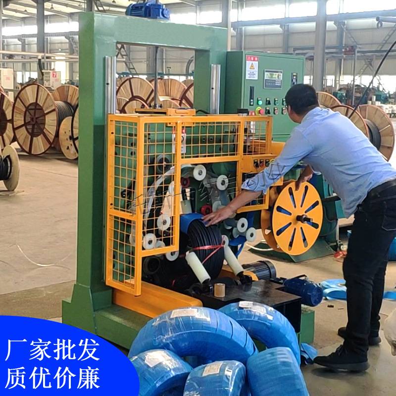 苏州电线缠绕包装机 线缆卷缠绕膜机线圈缠绕打包机线缆盘缠绕机