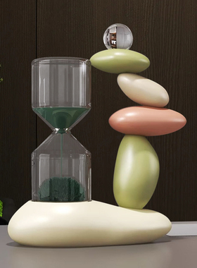 磁吸沙漏情绪稳定神器时来运转桌C面流沙摆件房间装饰礼品开业送