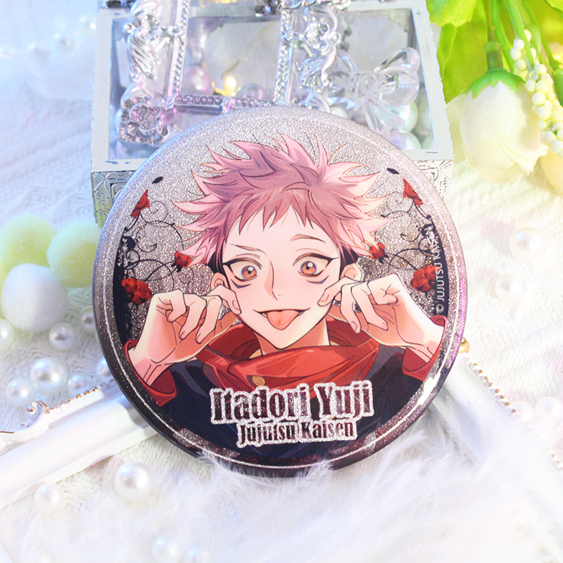 咒术回战同人g双闪吧唧吧唧夏油杰虎杖悠仁伏黑惠马口铁徽章礼物