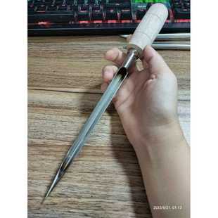 戳捅料棒蛇皮袋编织袋麻袋不锈钢取样器面粉大米黄豆取米插抽样钎