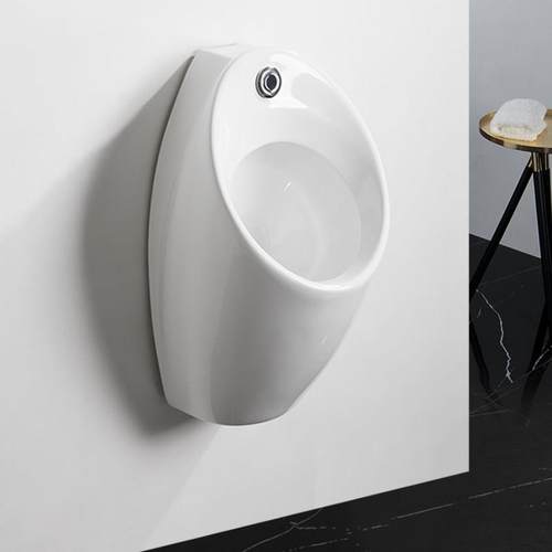 一体感应家用小便池男挂墙式小便器小便斗自动感应器冲水阀手按式