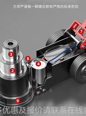 卧式气千斤顶液液压80吨油压货车车CNA重型汽便携动式压千斤压顶