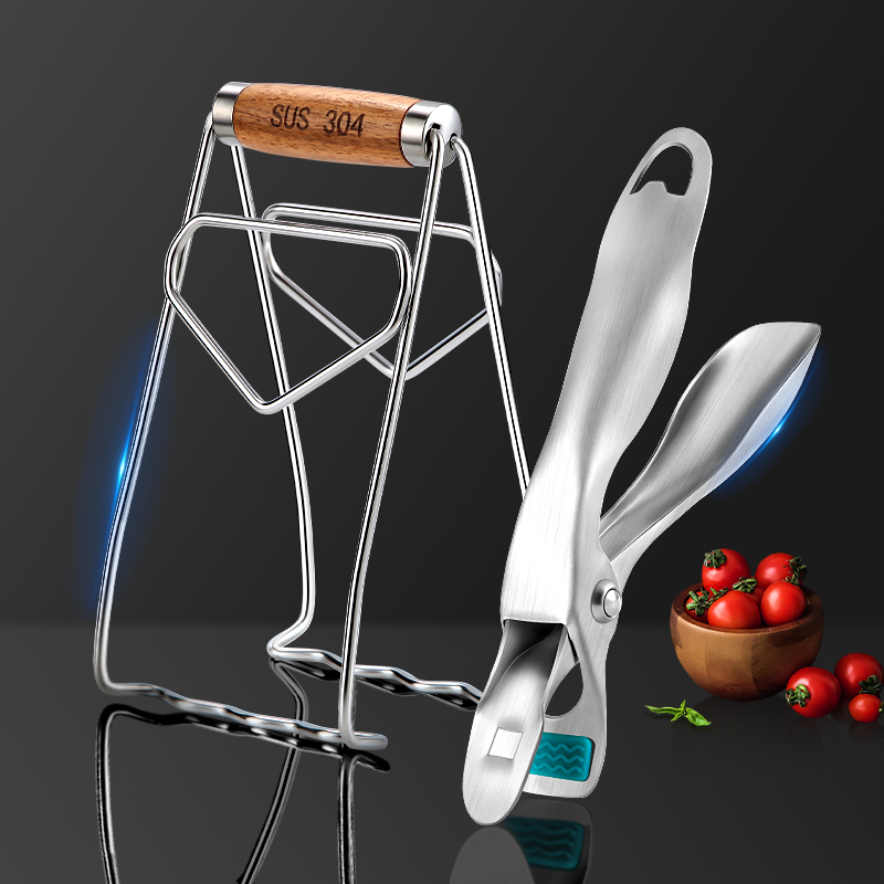 304不锈钢防烫夹取碗夹t蒸菜夹盘子碗夹子提盘器砂锅神器隔热防滑