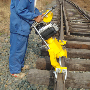 亿安工矿   柴油钢轨仿型打磨机用于钢轨焊接及钢轨伤损焊补后