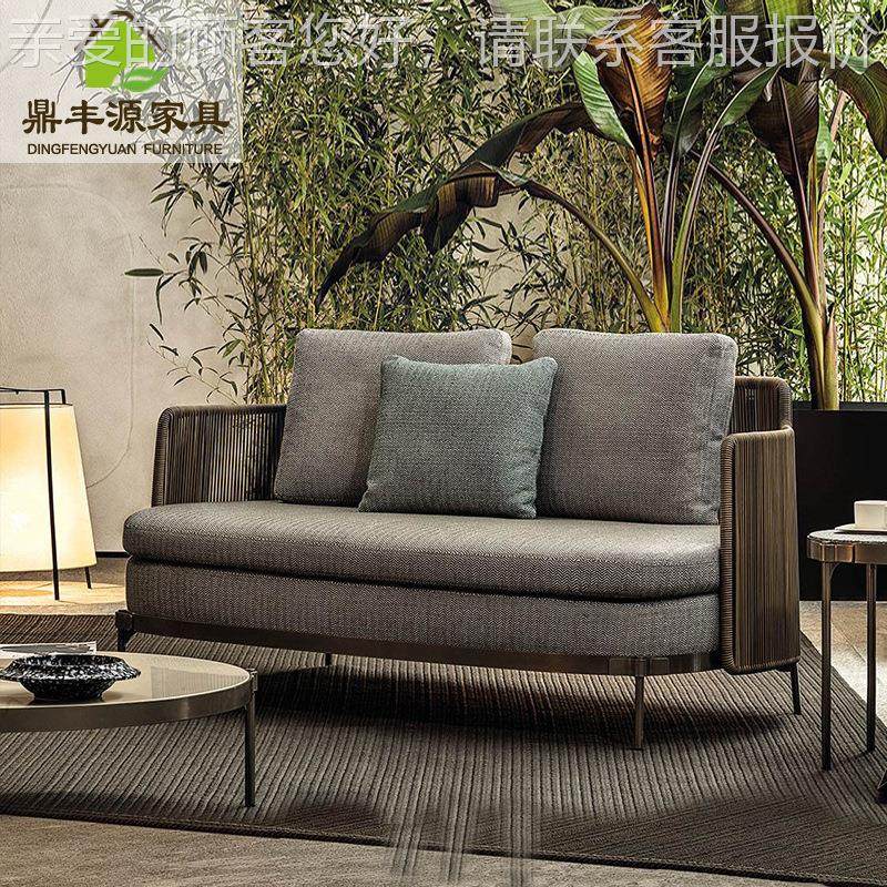 1957欧户外藤北椅发沙室外阳台庭院别墅花园休闲双沙人藤编发组合,住宅家具,户外沙发,淘宝优惠券,粉丝福利购,淘宝优惠卷