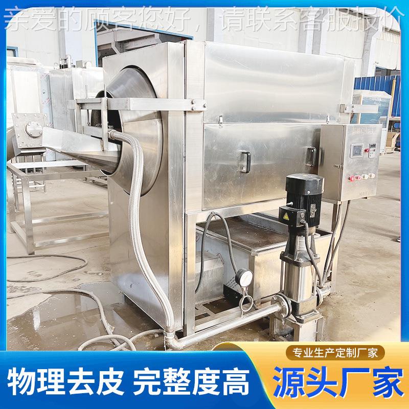 定制自动仁核桃仁去出料核桃仁去物皮机杏仁白果果高压喷淋坚清洗