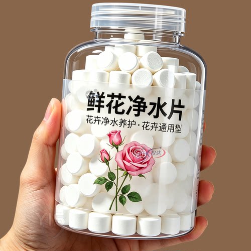 花束保鲜片剂净化花水持久鲜活