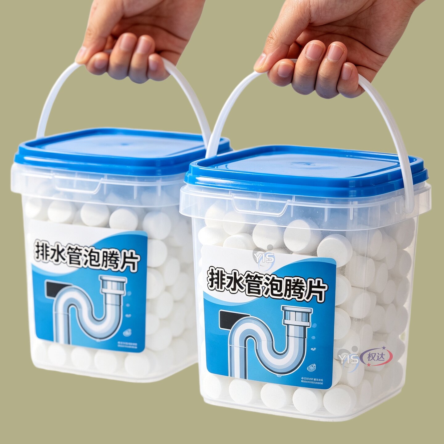 管道除臭泡腾片下水道去异味马桶地漏家用反味防臭卫生间厨房除味