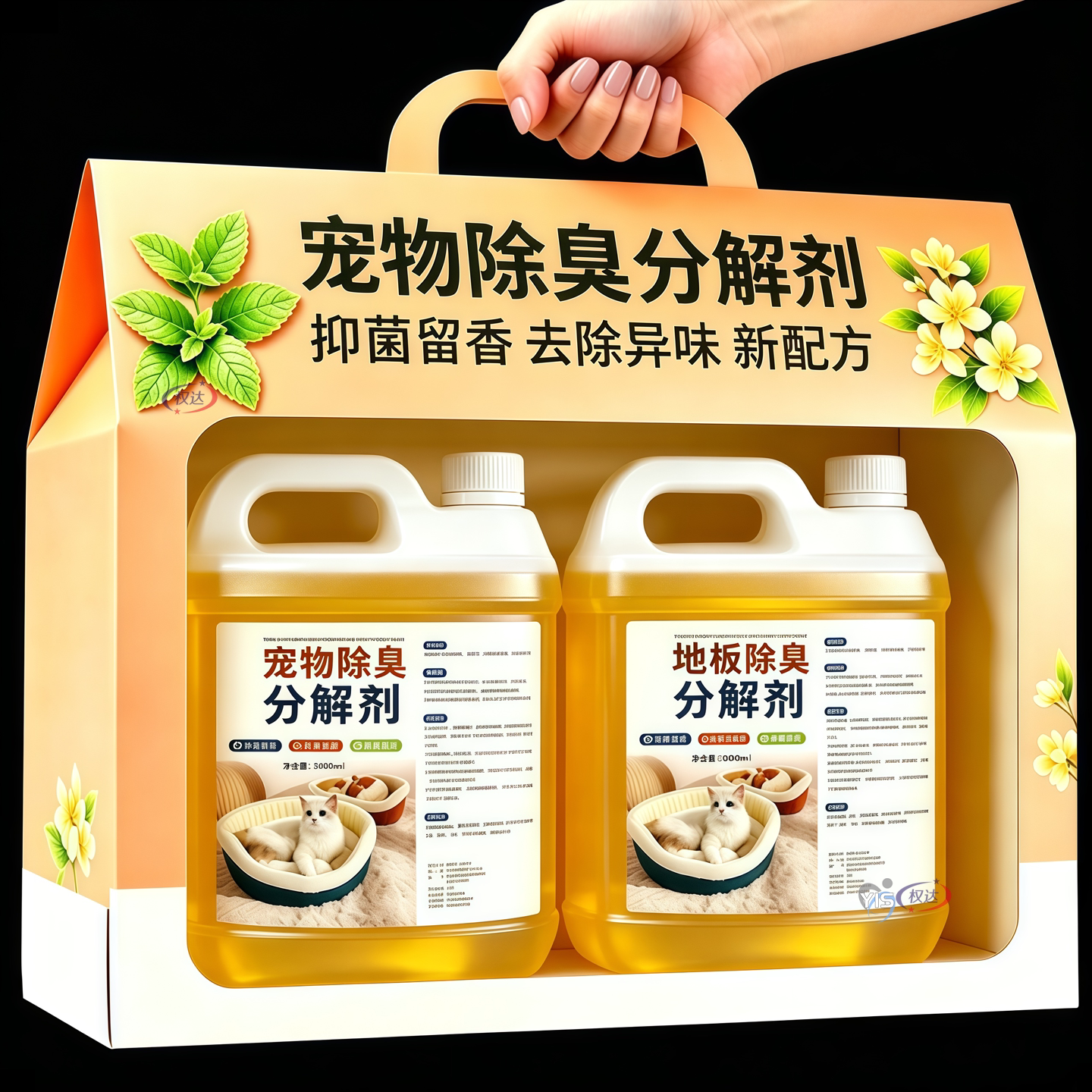 猫狗尿味分解剂地毯去黄除骚专用