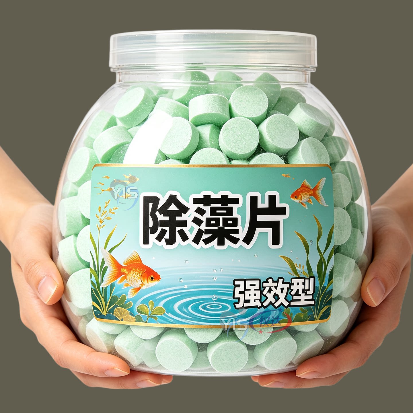 鱼缸除藻片绿藻青苔清除神器鱼缸除绿水褐藻丝藻黑藻水垢新款